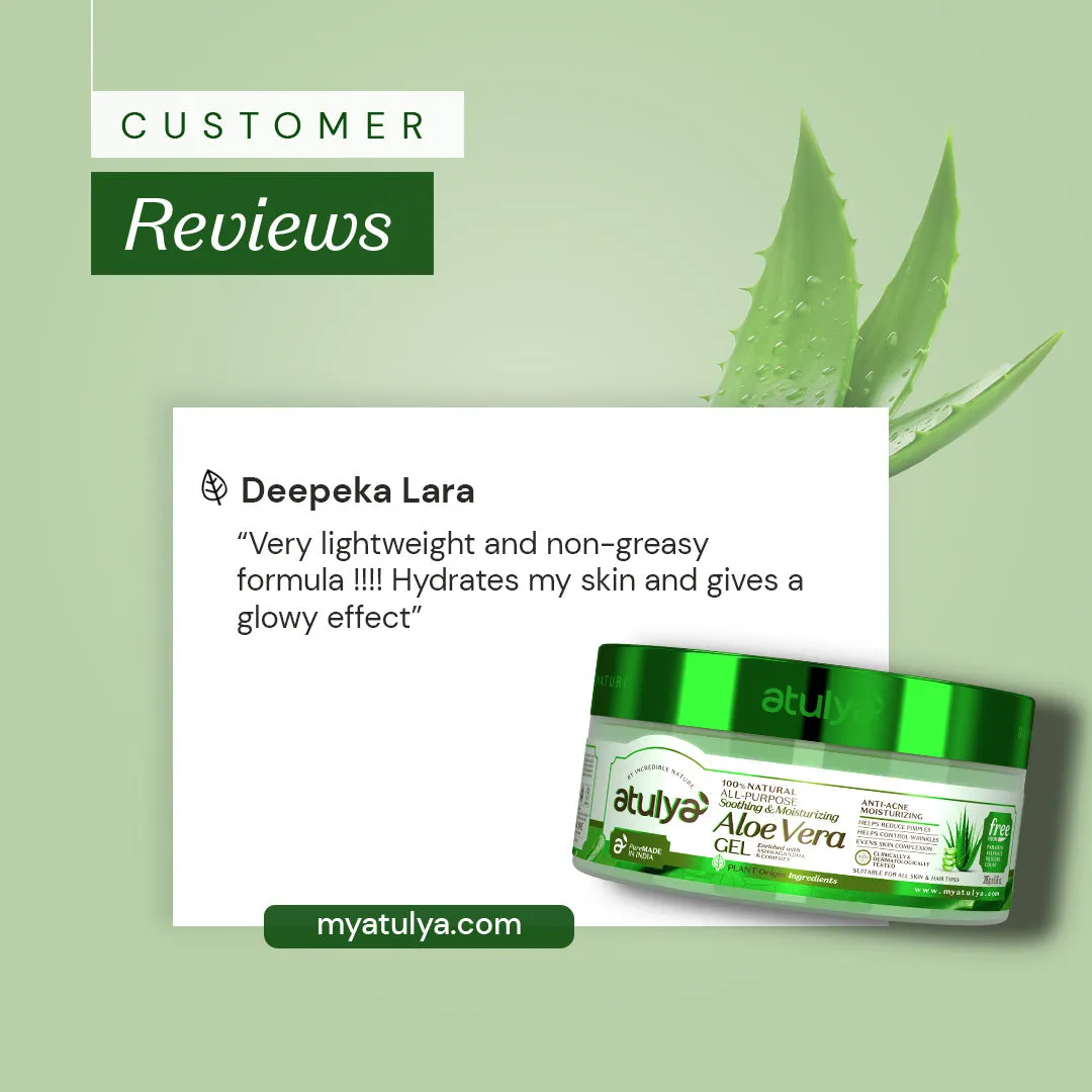 atulya Aloe Vera Gel 200gm (Buy 7 Products & Get Rs.700 Off)