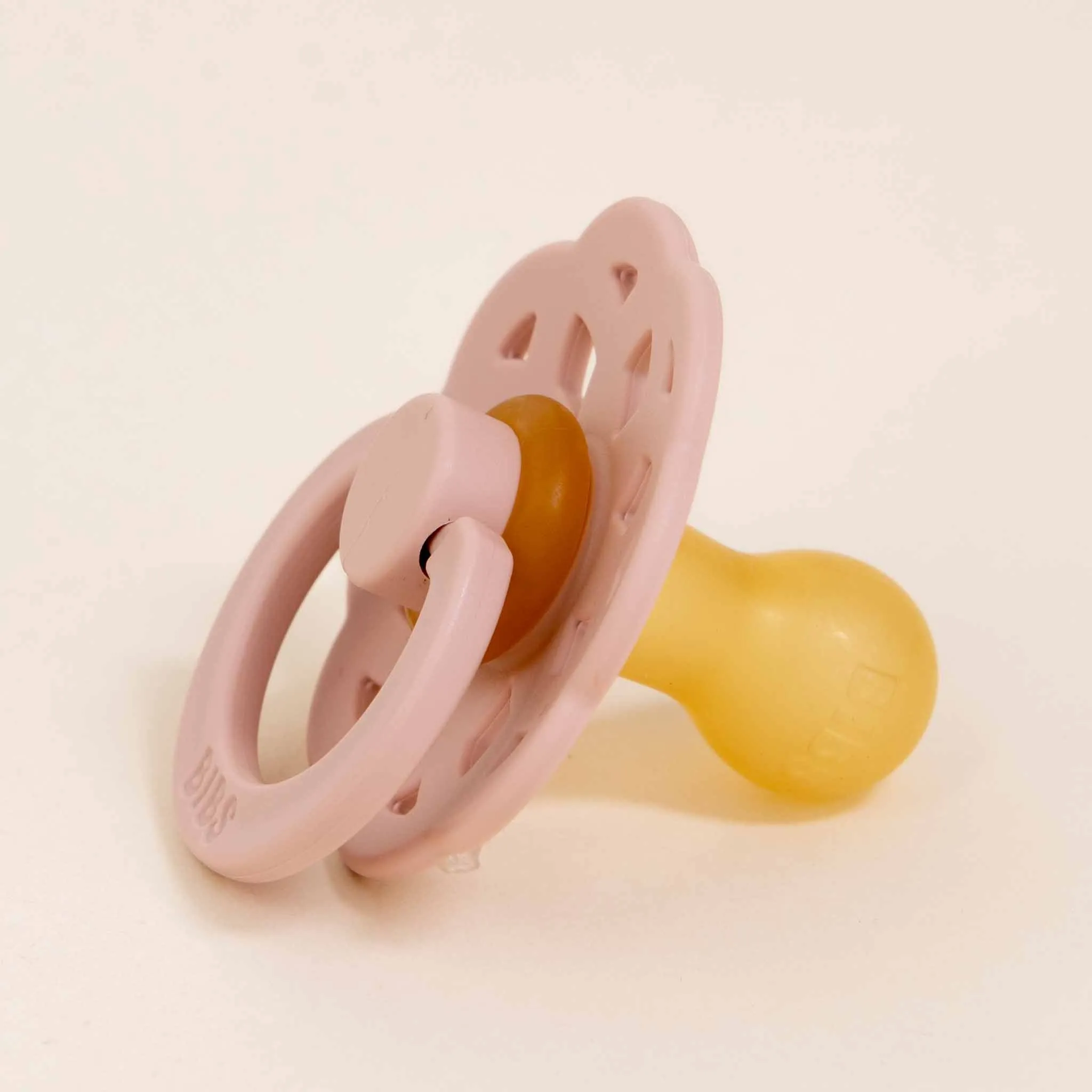 Bibs Lace Pacifier 2 Pack | Blush