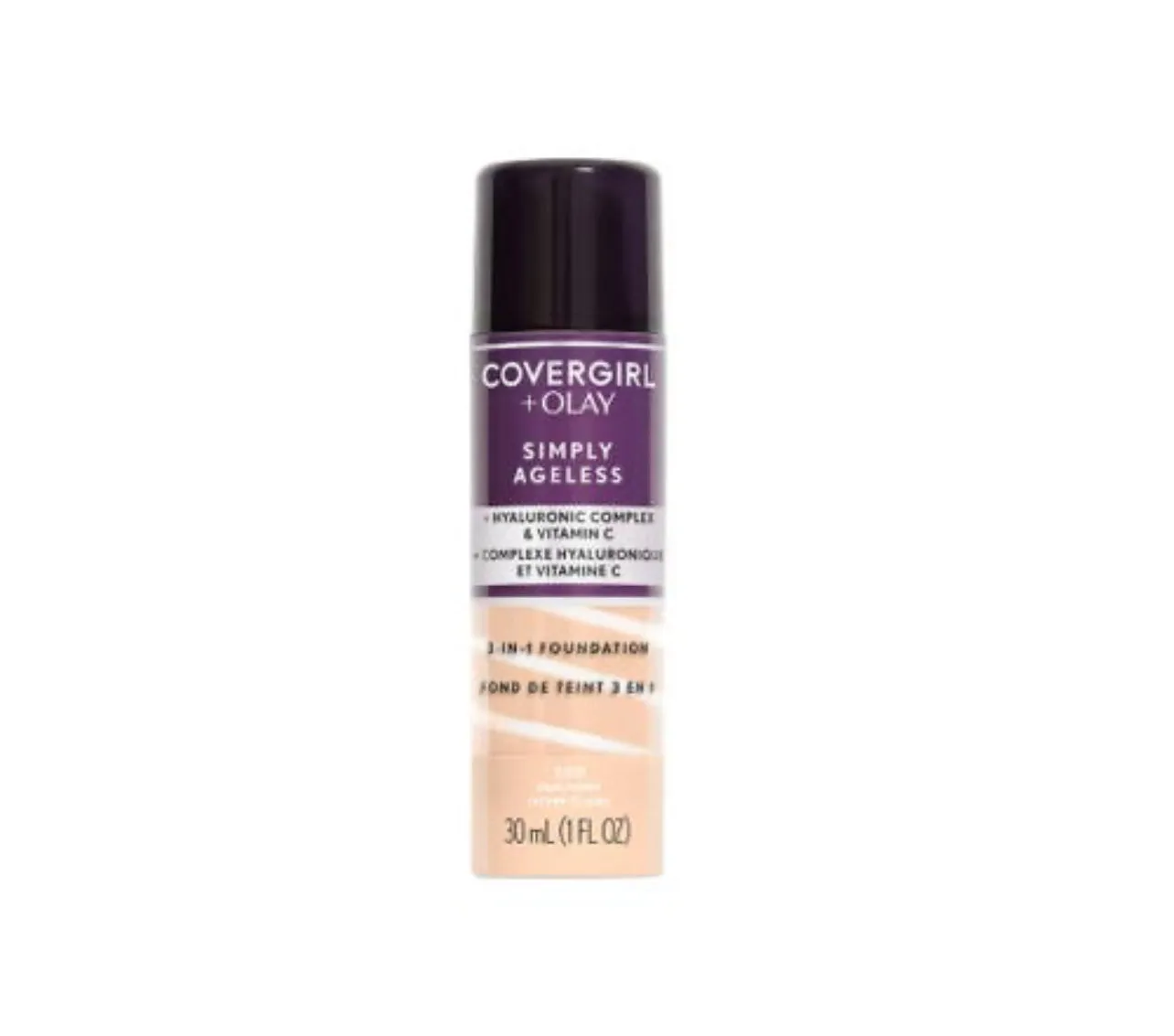 COVERGIRL   OLAY simply ageless 3 in 1 foundation كريم اساس ثلاثة في واحد من كفر كرل و اولاي