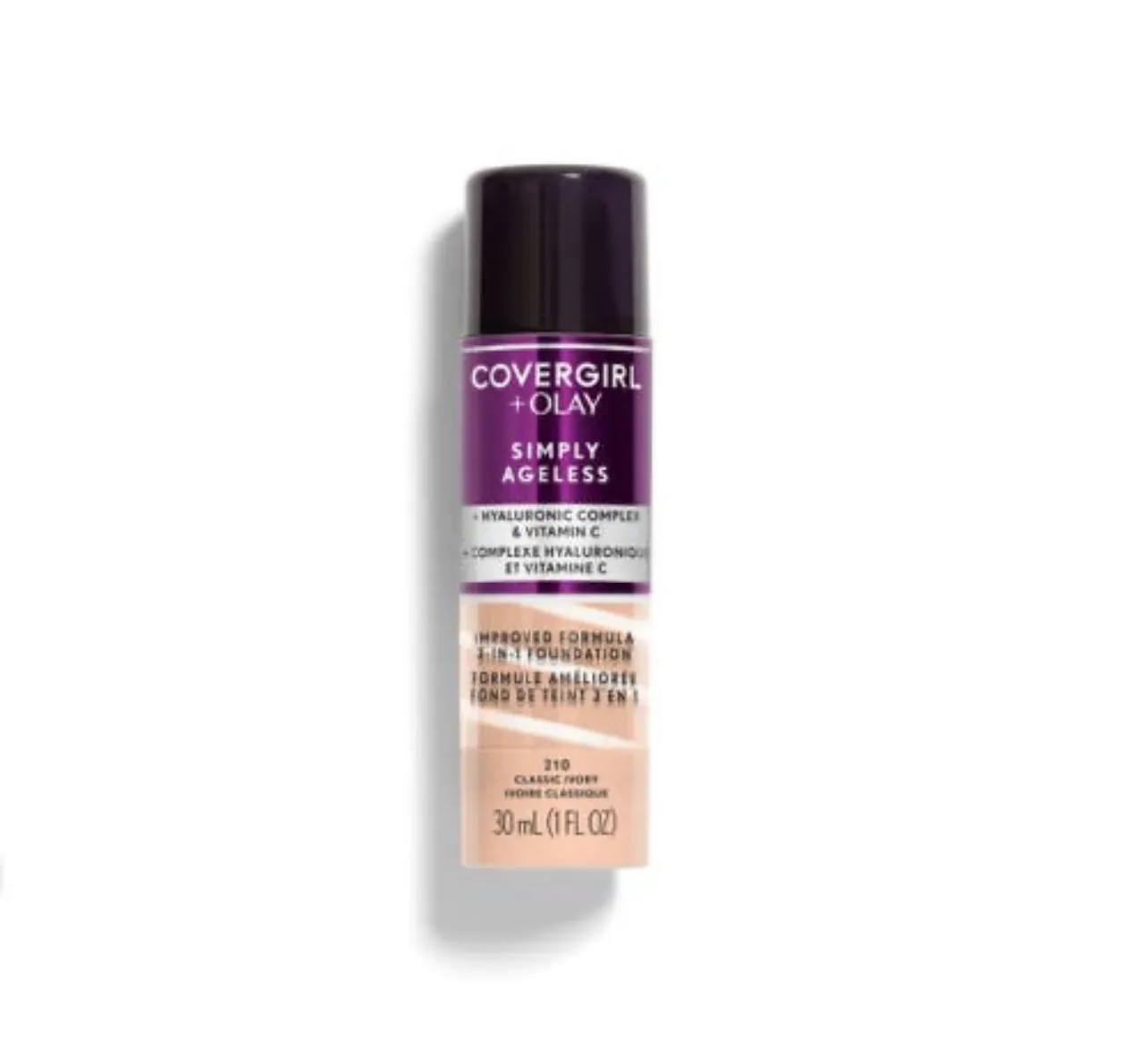COVERGIRL   OLAY simply ageless 3 in 1 foundation كريم اساس ثلاثة في واحد من كفر كرل و اولاي