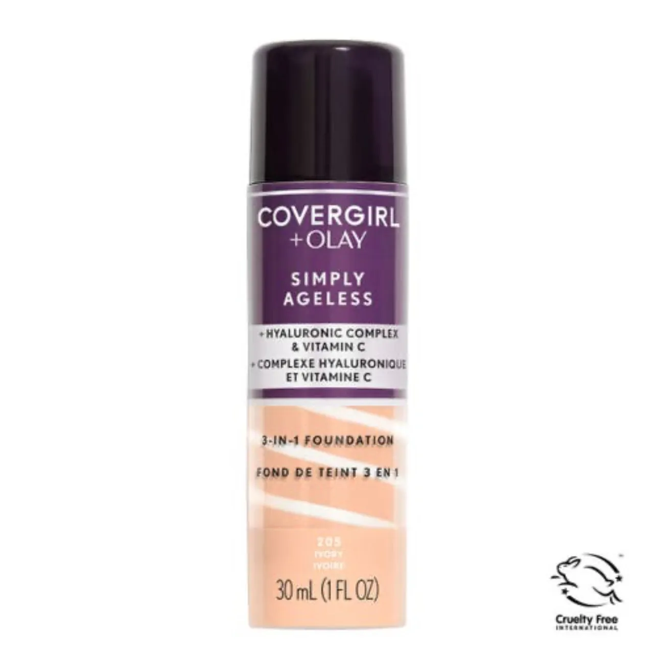 COVERGIRL   OLAY simply ageless 3 in 1 foundation كريم اساس ثلاثة في واحد من كفر كرل و اولاي