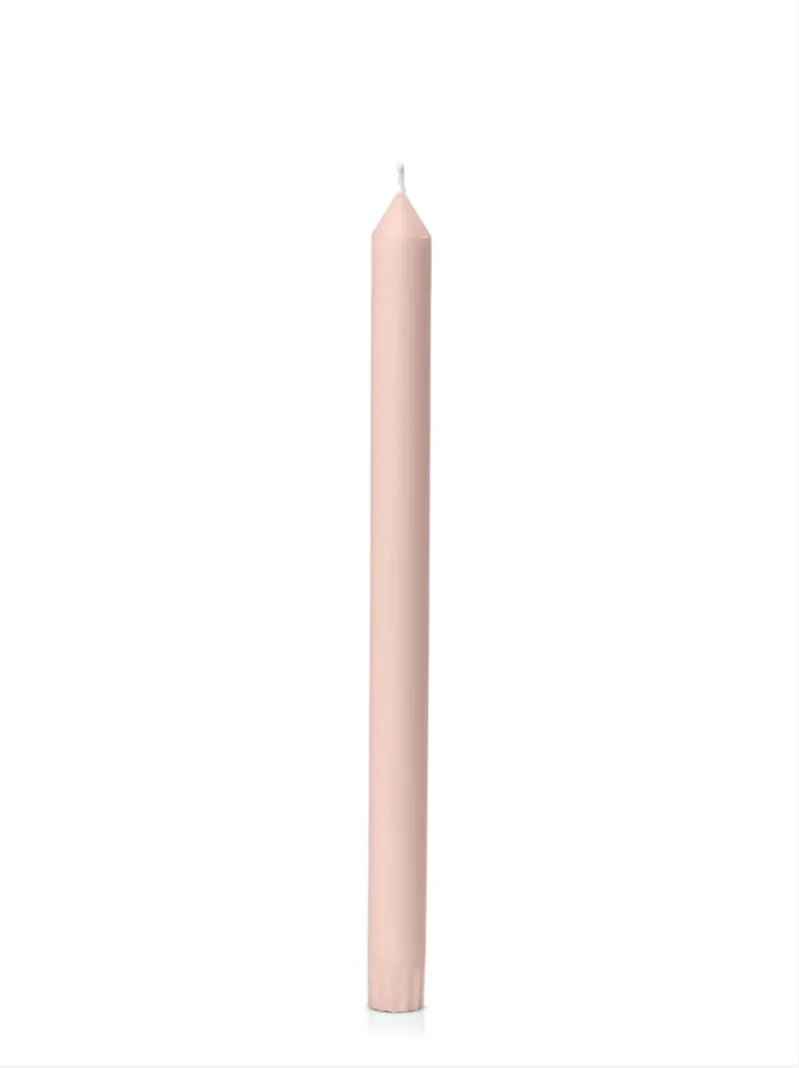 DINNER CANDLE 30cm (Pack of 4), VINTAGE BLUSH