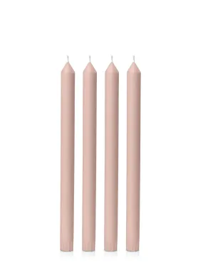 DINNER CANDLE 30cm (Pack of 4), VINTAGE BLUSH