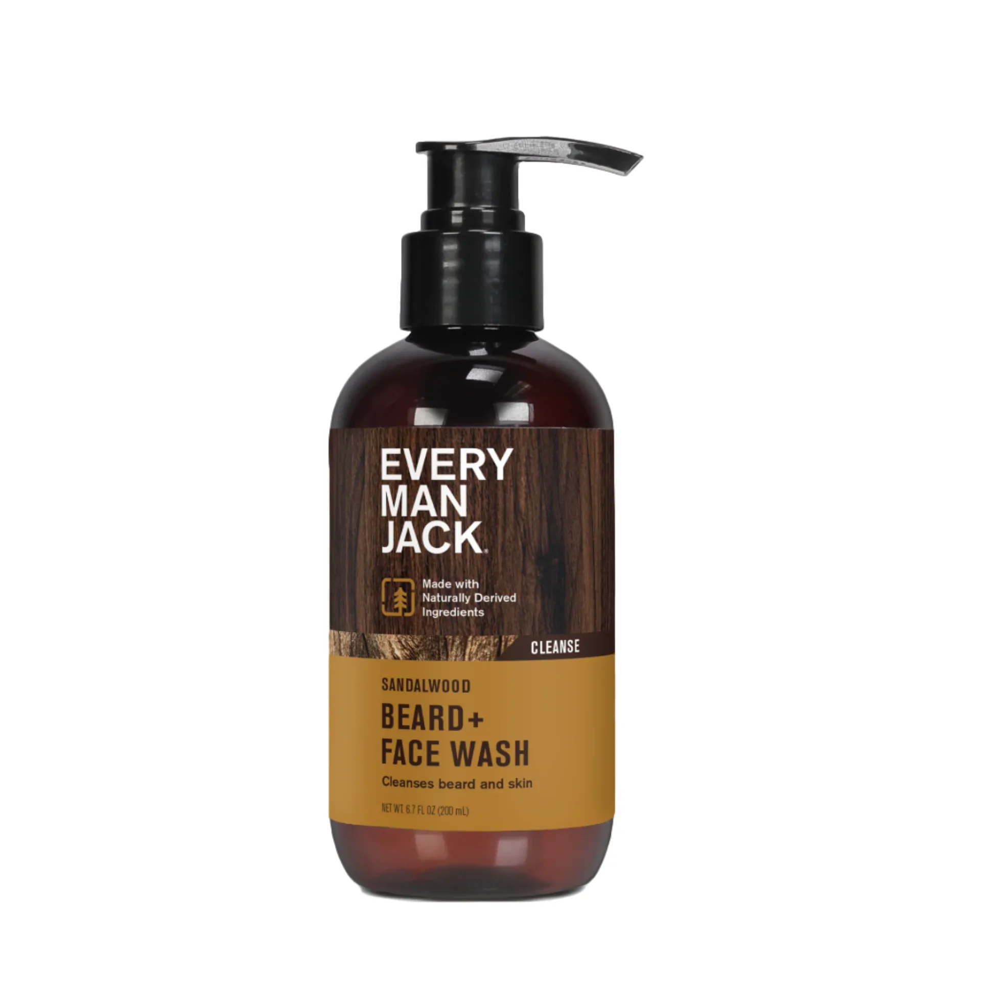 Every Man Jack Beard   Face Wash - Sandalwood (200ml)