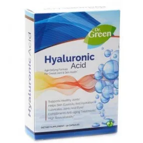 HYALURONIC ACID 50mg 30 capsules, HYALURONIC ACID Dr.Green