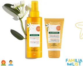 Klorane Polysiane Sun Spray SPF 30 200 ml   Sun Cream SPF 50  50 ml