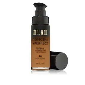 MILANI Conceal   Perfect 2-in-1 Foundation   Concealer - Golden Tan #10