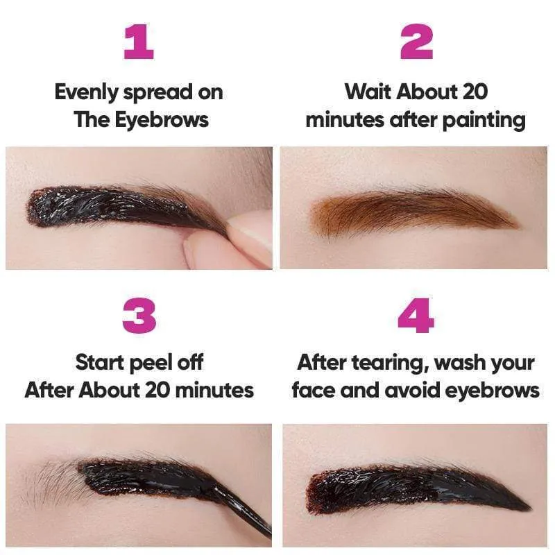 Peel Off Eyebrow Tattoo Gel