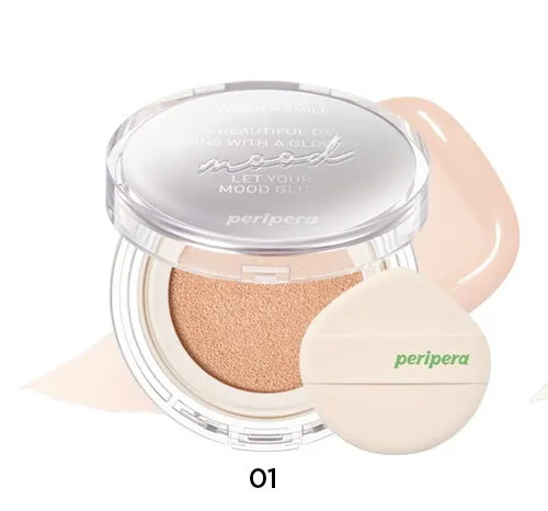 PERIPERA Mood Vegan Glow Cushion كوشن فونديشن نباتي