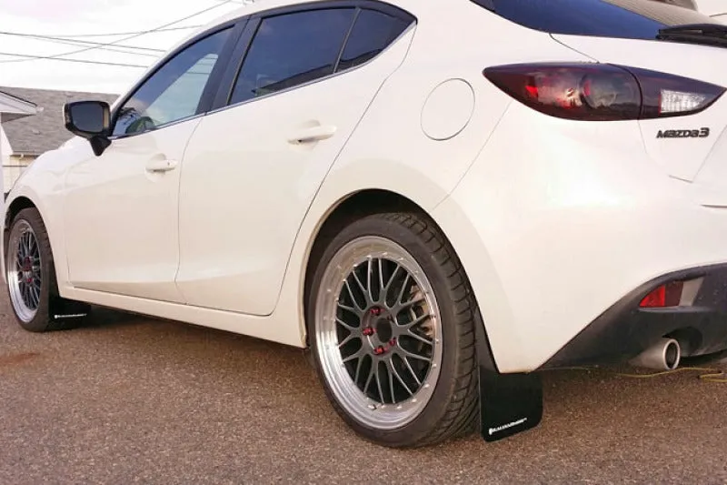 Rally Armor 2014  Mazda3/Mazdaspeed3 UR Black Mud Flap w/ Red Logo