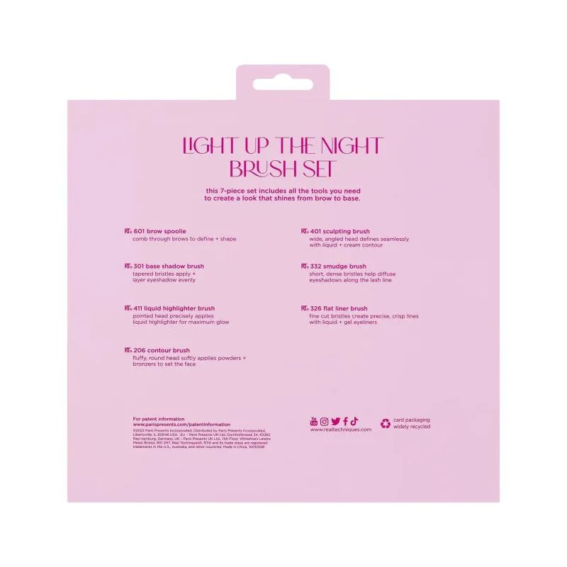 Real Techniques Light Up the Night Brush Set Limited Edition