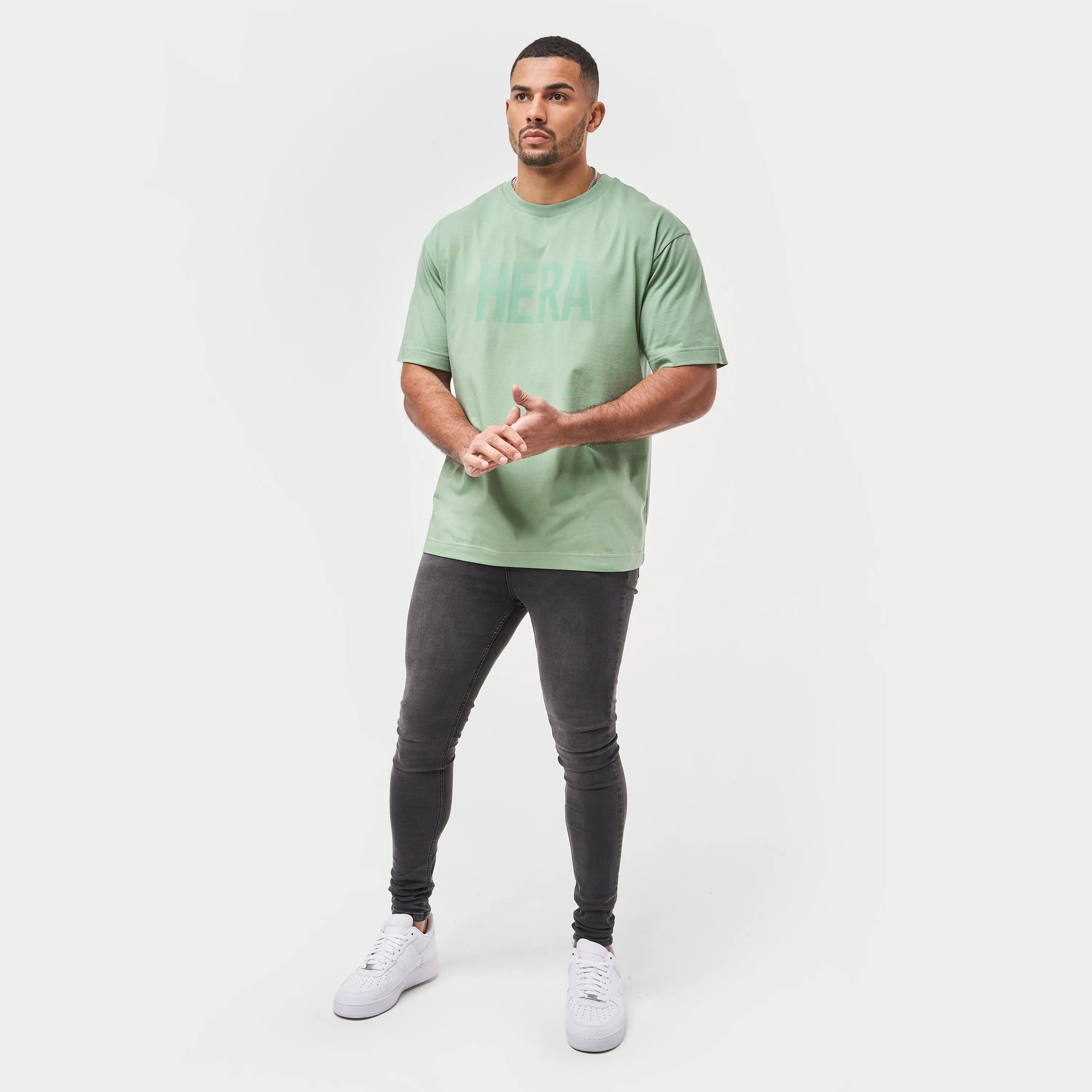Signature Spray On Jeans - Grey