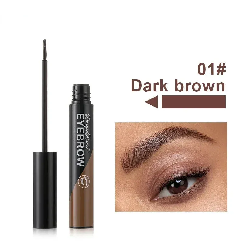 Yeknu Eyebrow Gel Makeup Tearing Waterproof Long Lasting Semi-Permanent Tattoo Dye DIY Natural Brow Gel Tattoo Tint Cosmetic 4 Color