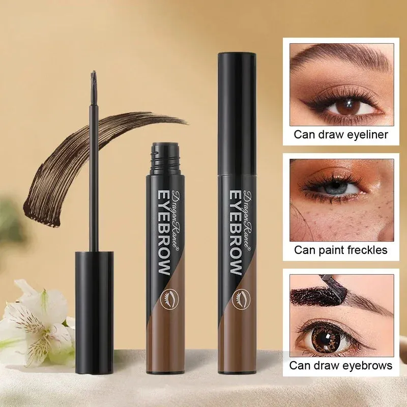 Yeknu Eyebrow Gel Makeup Tearing Waterproof Long Lasting Semi-Permanent Tattoo Dye DIY Natural Brow Gel Tattoo Tint Cosmetic 4 Color