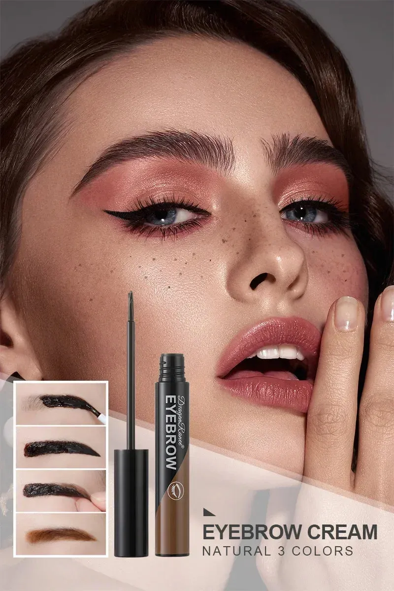 Yeknu Eyebrow Gel Makeup Tearing Waterproof Long Lasting Semi-Permanent Tattoo Dye DIY Natural Brow Gel Tattoo Tint Cosmetic 4 Color