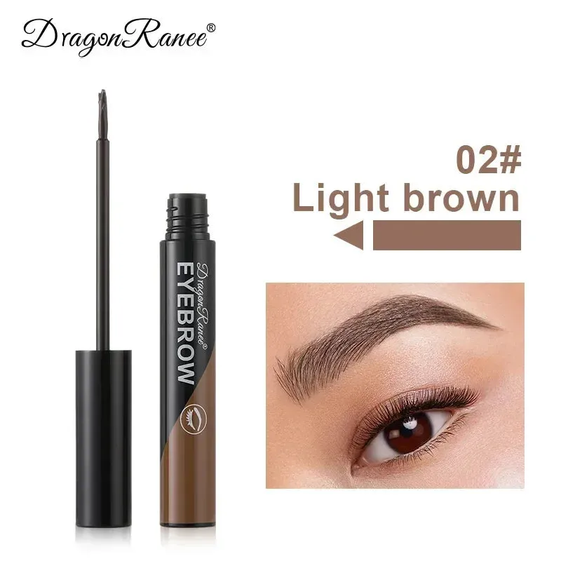 Yeknu Eyebrow Gel Makeup Tearing Waterproof Long Lasting Semi-Permanent Tattoo Dye DIY Natural Brow Gel Tattoo Tint Cosmetic 4 Color